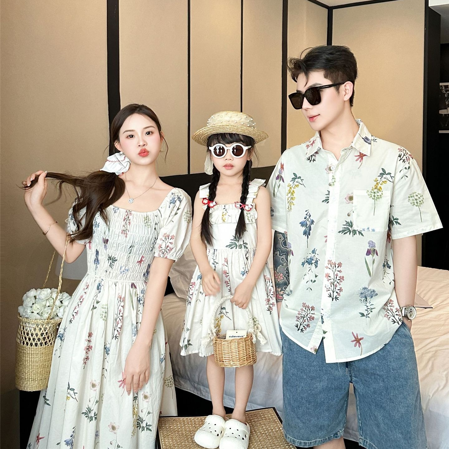 Baby Clothing Crochet - Couple Vacation Family Outfits Mom Daughter