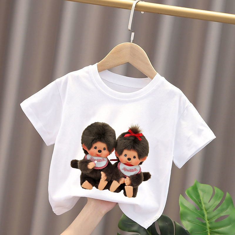 Baby Clothing 1 Year Old - Monchhichi Kids T-shirts Anime Figures Boys