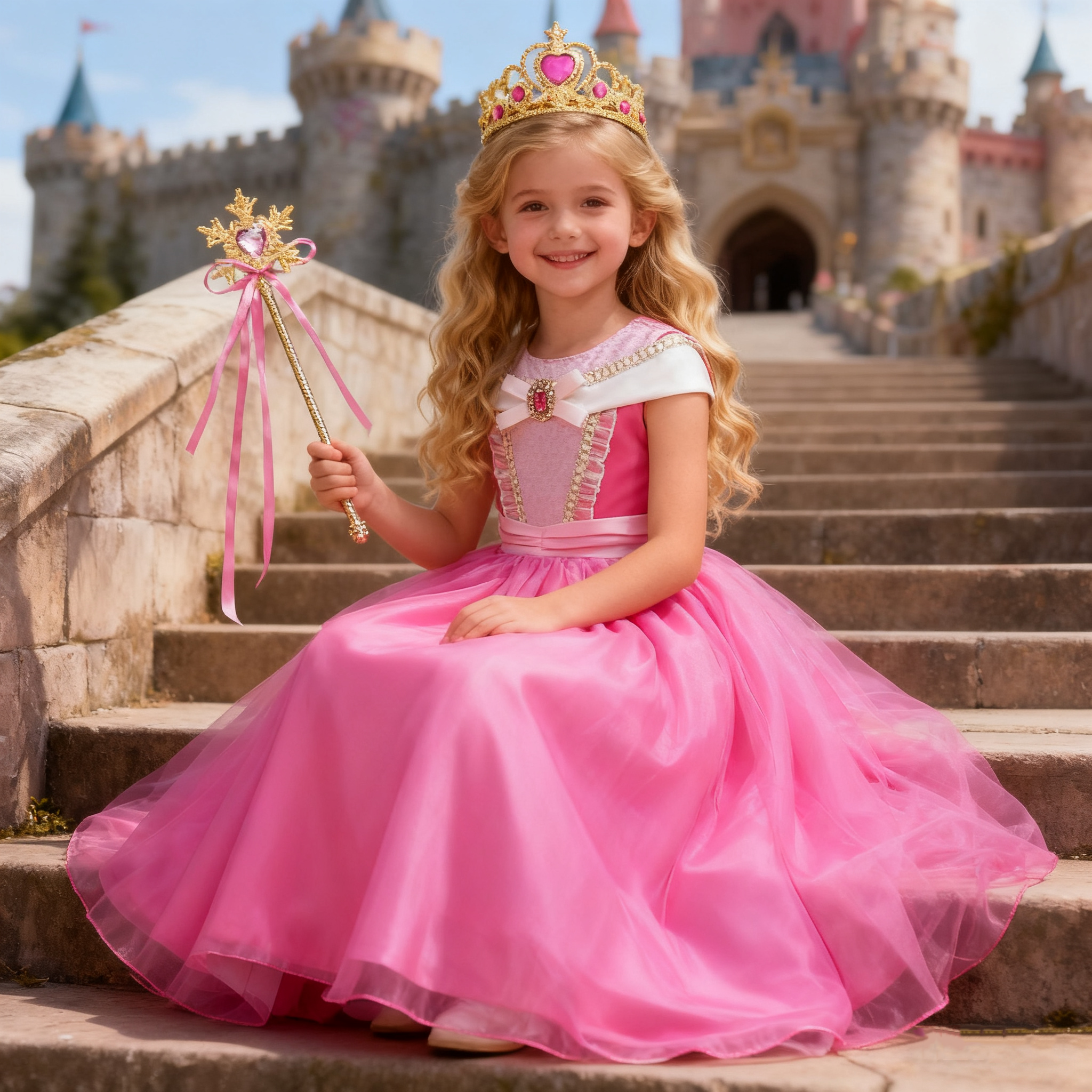 Girl Pink Dress Aurora Kids Co - Baby Clothing Europe recension och pris