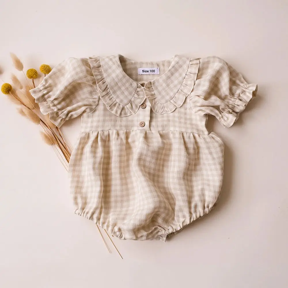 Plaid Baby Girl Jumpsuit Cotto - Baby Clothing Stores recension och pris