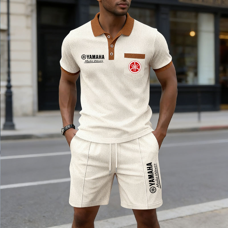 Yamaha Men's Multi-Color Waffl - Summer Short Set recension och pris