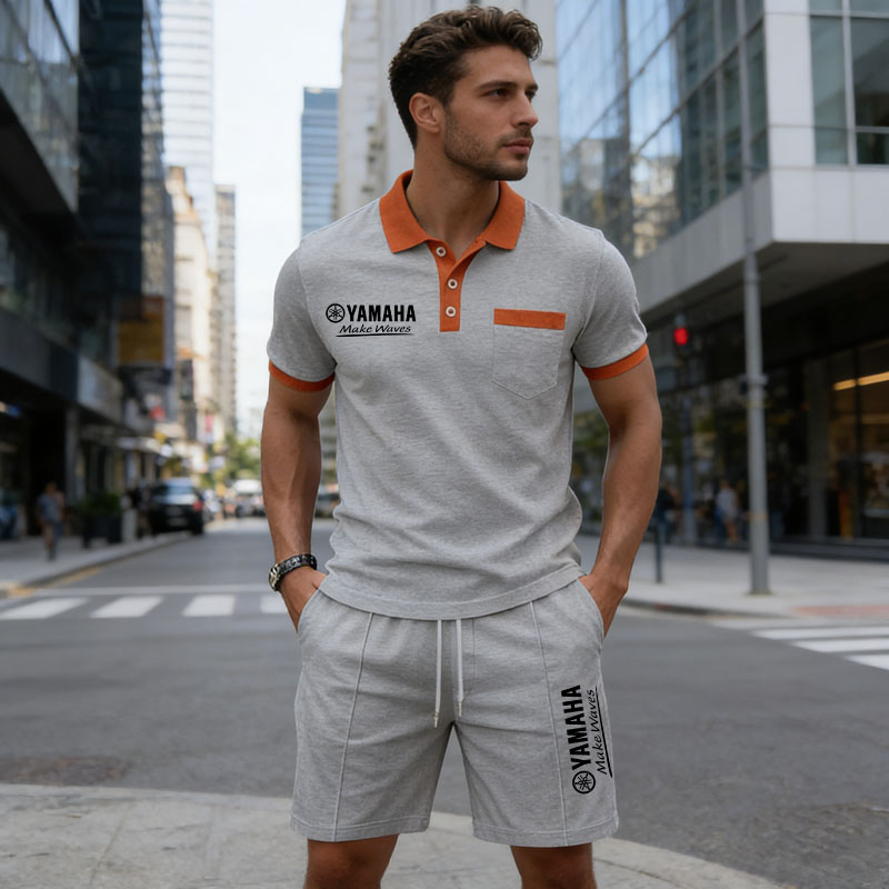 Yamaha Men's Multi-Color Waffl - Summer Short Set recension och pris