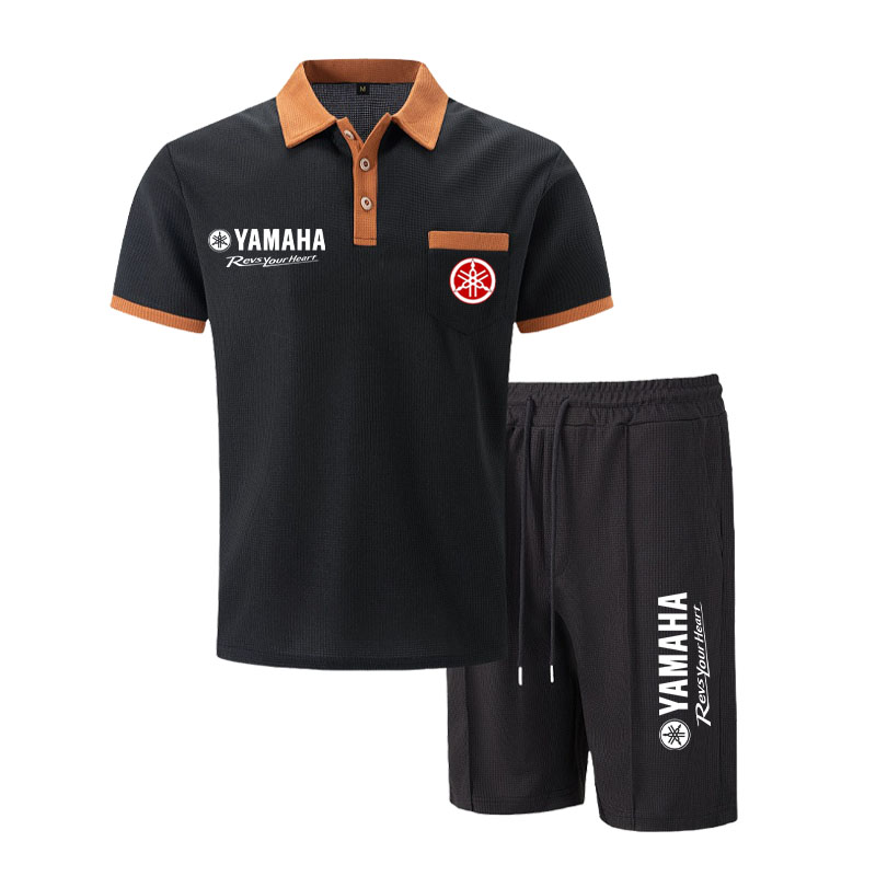 Yamaha Men's Multi-Color Waffl - Summer Short Set recension och pris