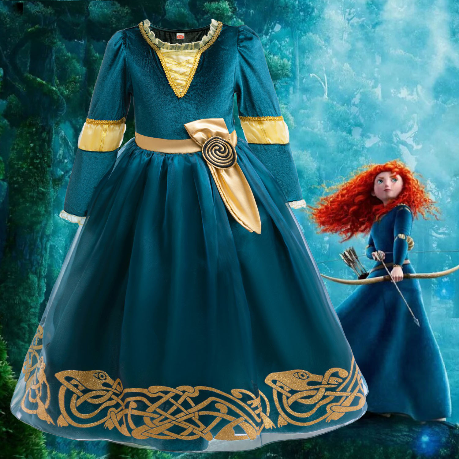 Disney Girl Cosplay Brave the  - Baby Clothing Europe recension och pris