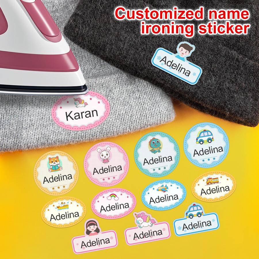 Customized Kids School Name Ta - Baby Clothing Labels recension och pris