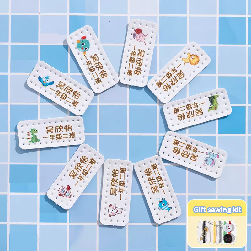 Customized Leather Laser Name  - Baby Clothing Labels recension och pris