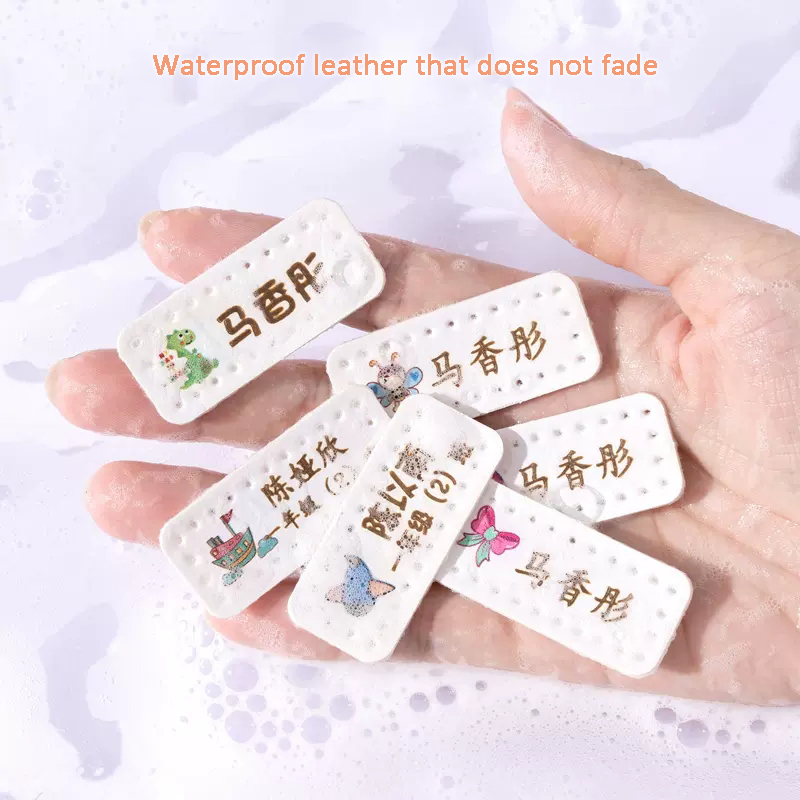 Customized Leather Laser Name  - Baby Clothing Labels recension och pris