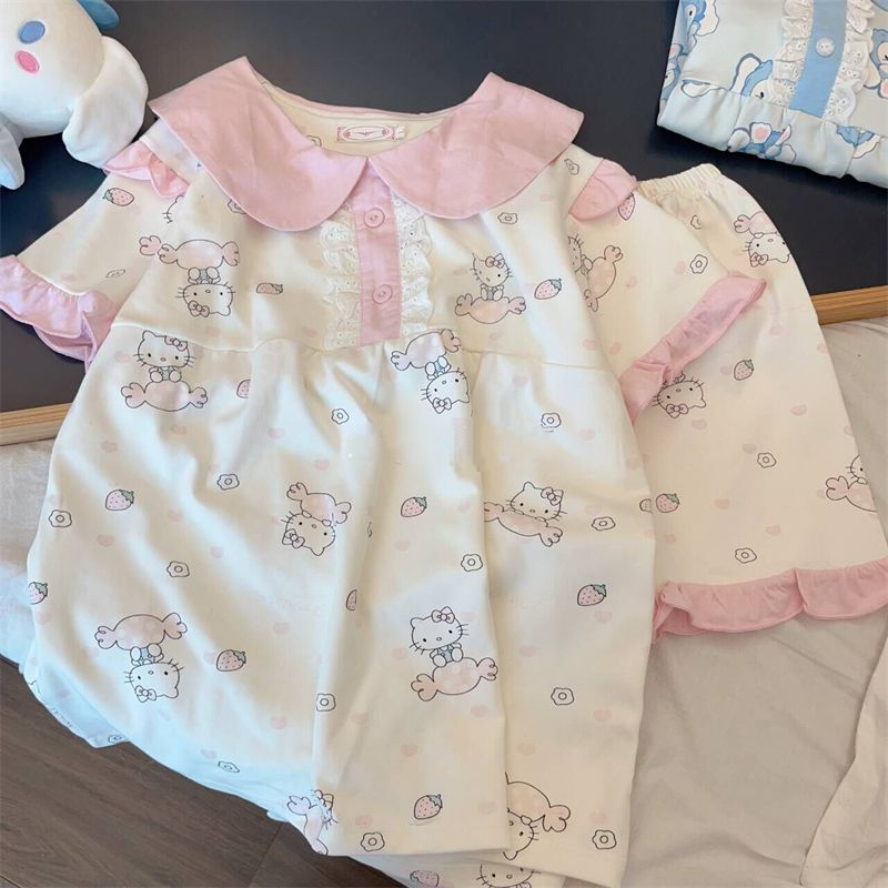 Pajamas for Women Hello Kitty  - Summer Short Set recension och pris