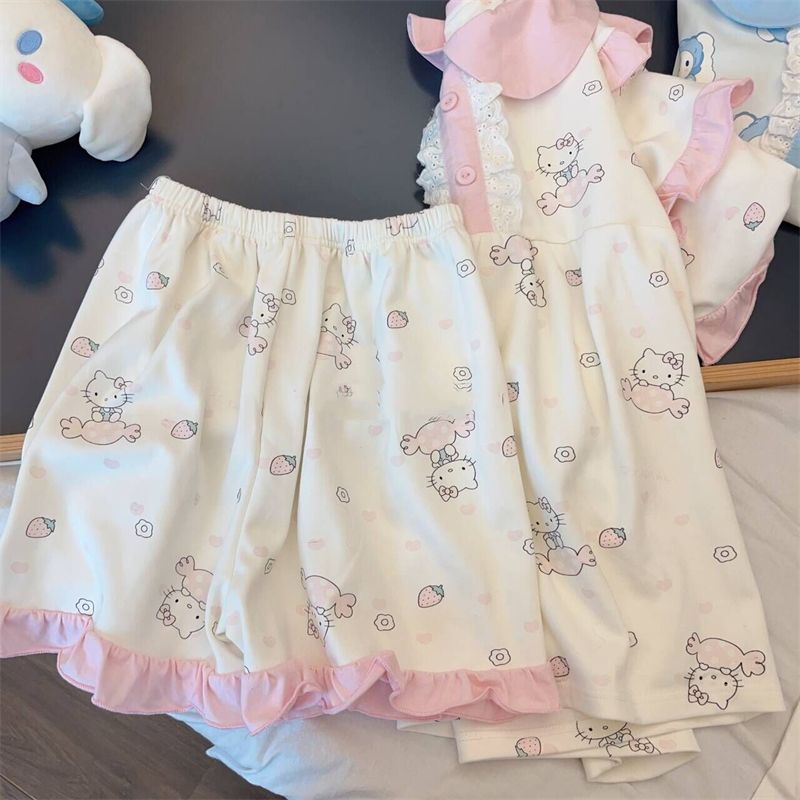 Pajamas for Women Hello Kitty  - Summer Short Set recension och pris
