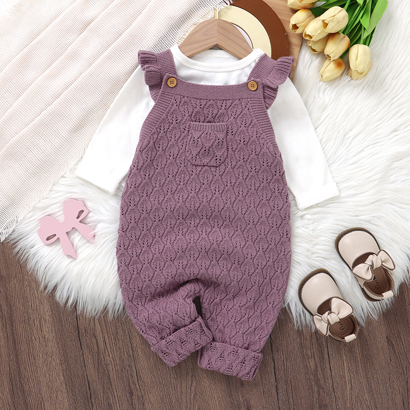 Baby Girls Knit Rompers Sleeve - Baby Clothing Stores recension och pris