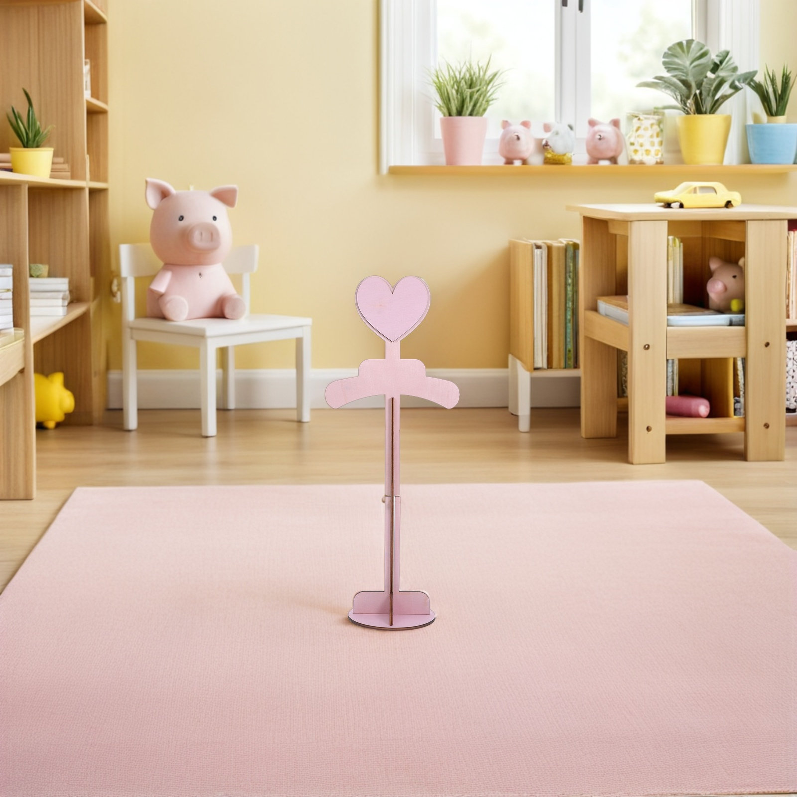 2Pcs Hand Assembled Solid Wood - Baby Clothing Display recension och pris