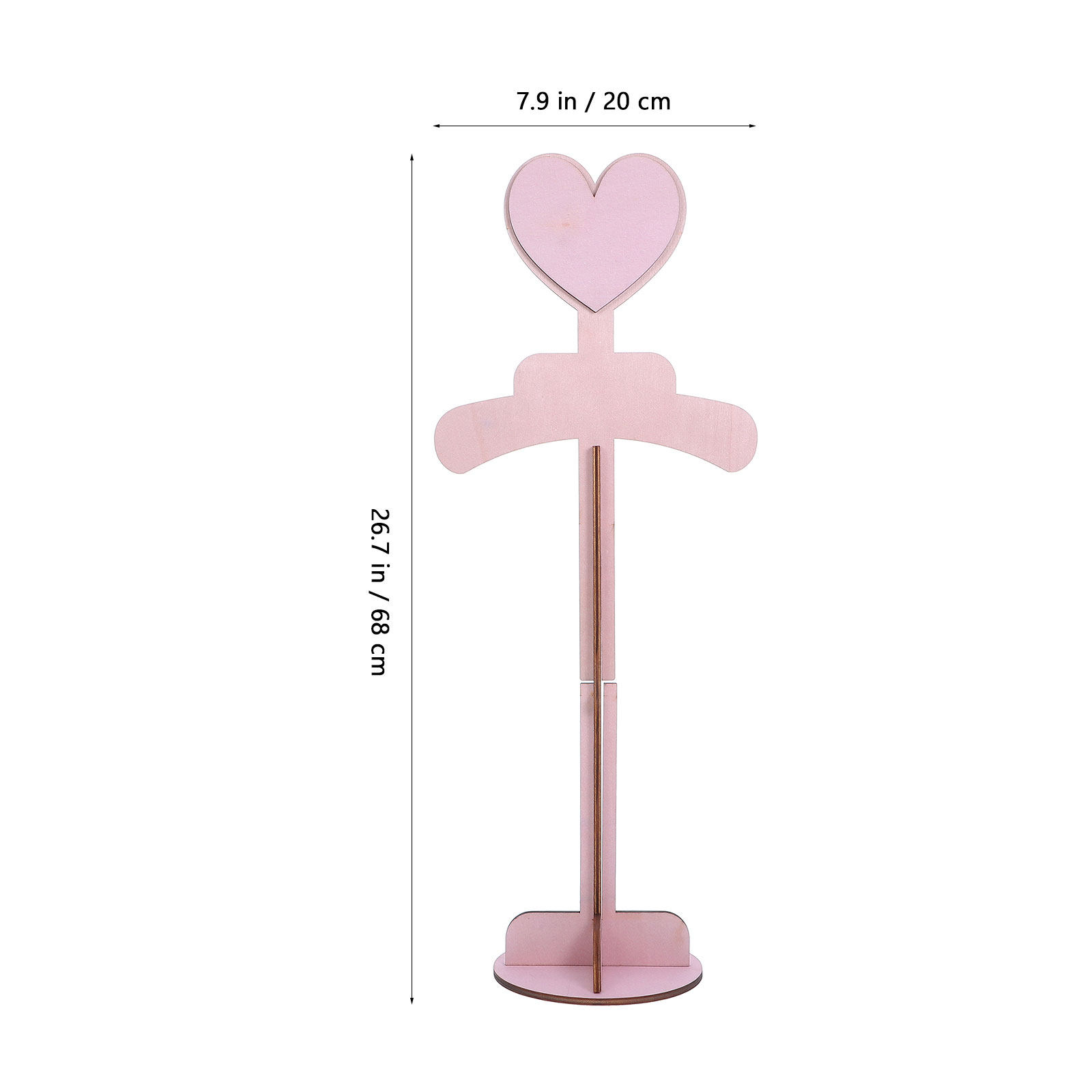 2Pcs Hand Assembled Solid Wood - Baby Clothing Display recension och pris