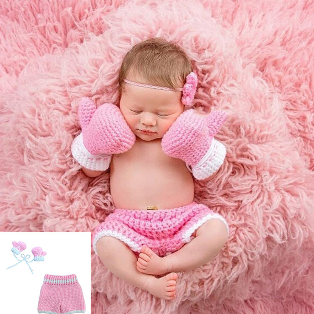 2pcs/set Newborn Baby Boxing D - Baby Clothing Crochet recension och pris