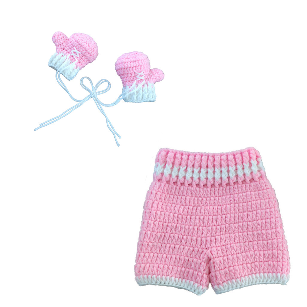 2pcs/set Newborn Baby Boxing D - Baby Clothing Crochet recension och pris