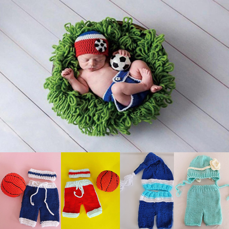 3/2 Pcs/set Newborn Photograph - Baby Clothing Crochet recension och pris