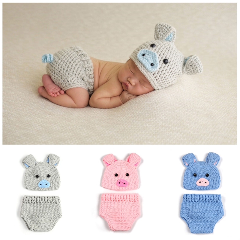 3/2 Pcs/set Newborn Photograph - Baby Clothing Crochet recension och pris