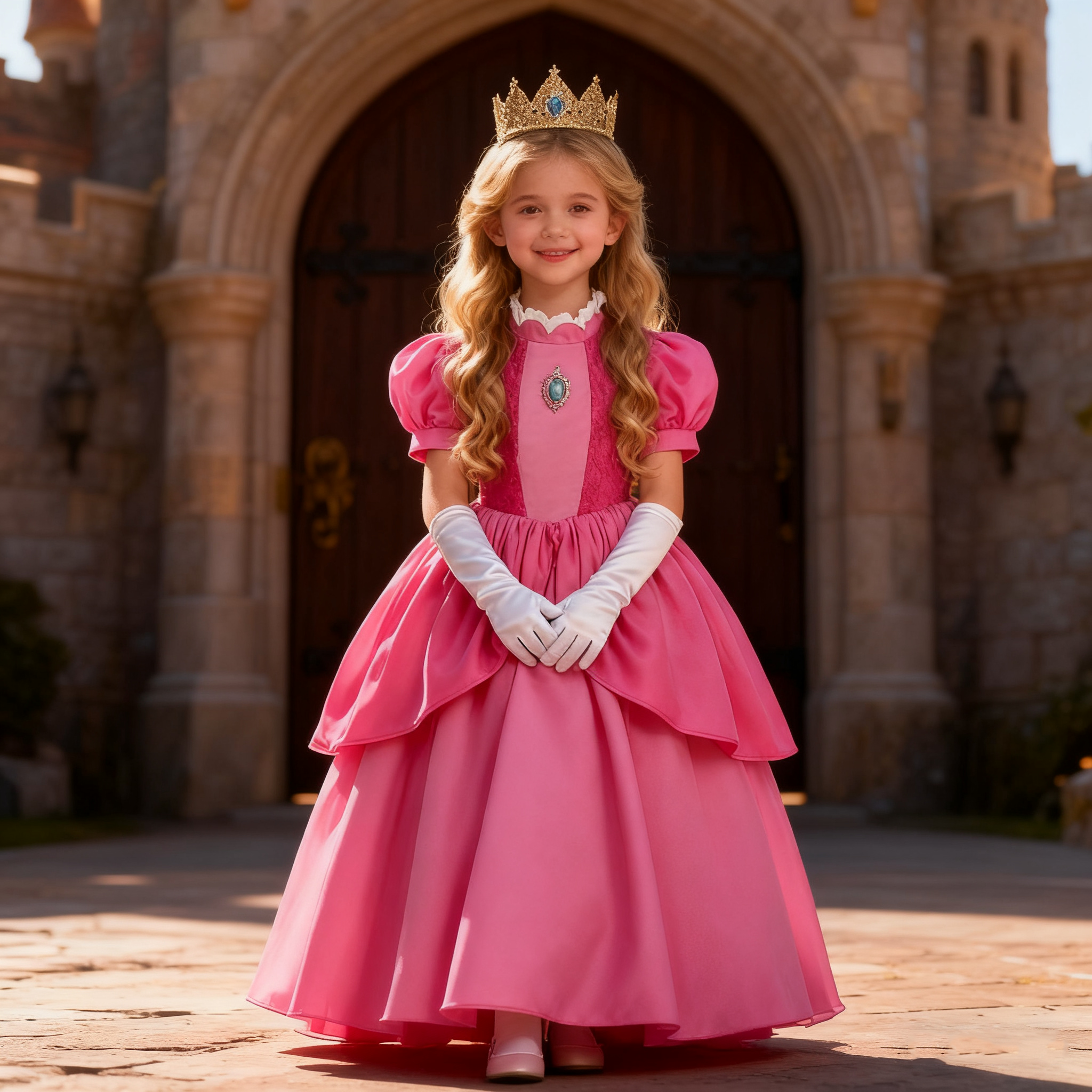 Peach Princess Costume For Gir - Baby Clothing Europe recension och pris