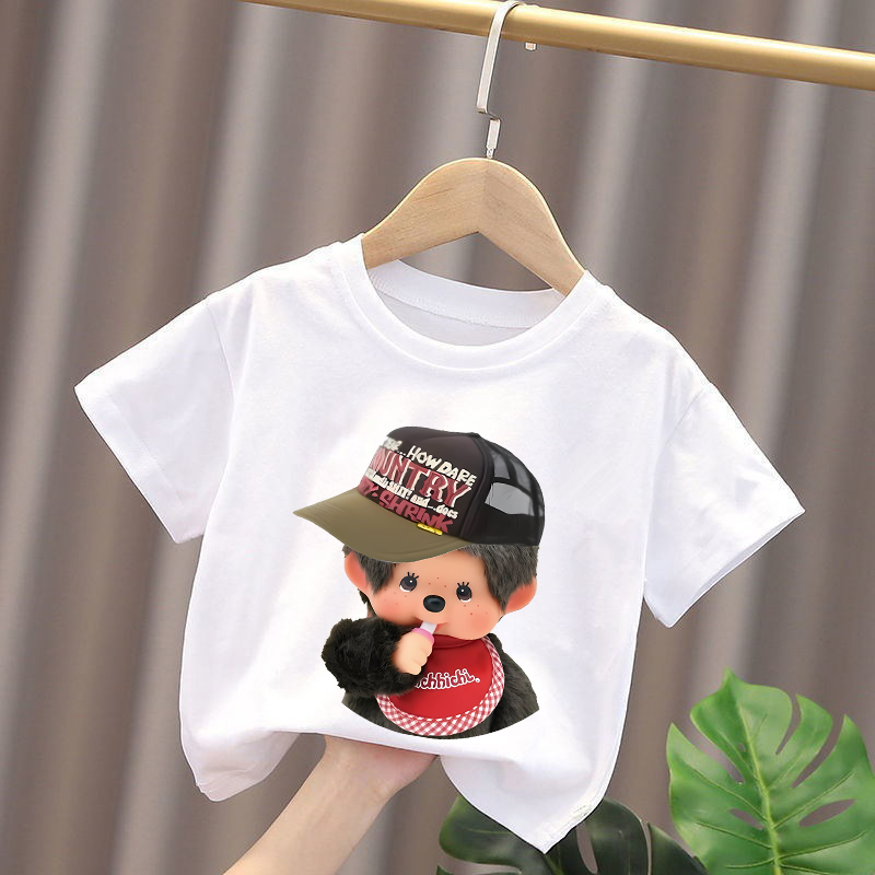 Monchhichi Kids T-shirts Anime - Baby Clothing 1 Year Old recension och pris