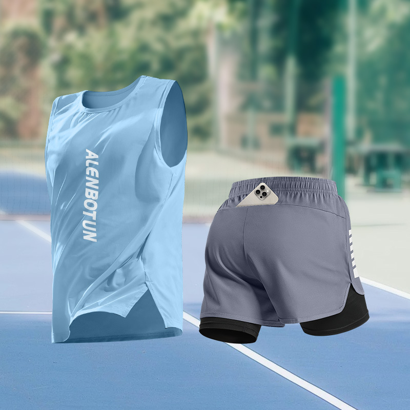 Men Running Sports Set Summer  - Summer Short Set recension och pris