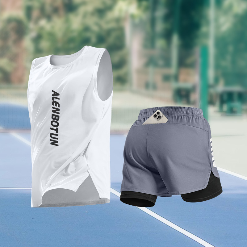 Men Running Sports Set Summer  - Summer Short Set recension och pris