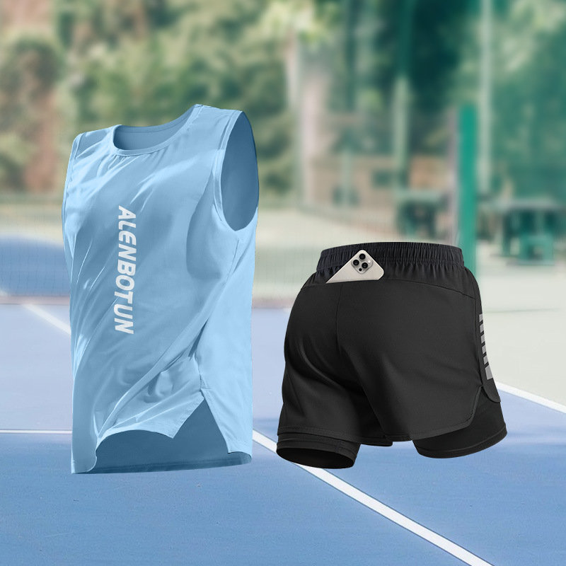 Men Running Sports Set Summer  - Summer Short Set recension och pris