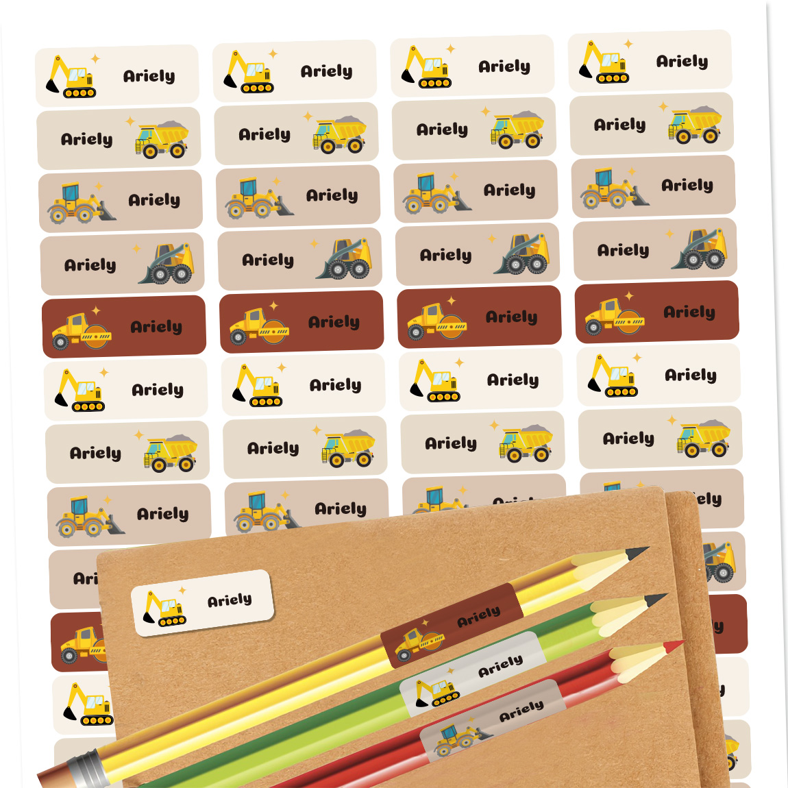 120pcs Custom Kids Name Sticke - Baby Clothing Labels recension och pris