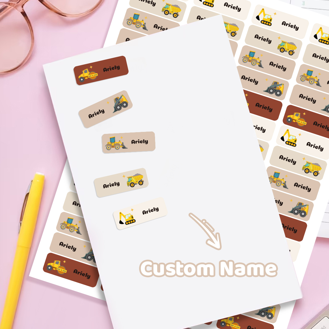 120pcs Custom Kids Name Sticke - Baby Clothing Labels recension och pris