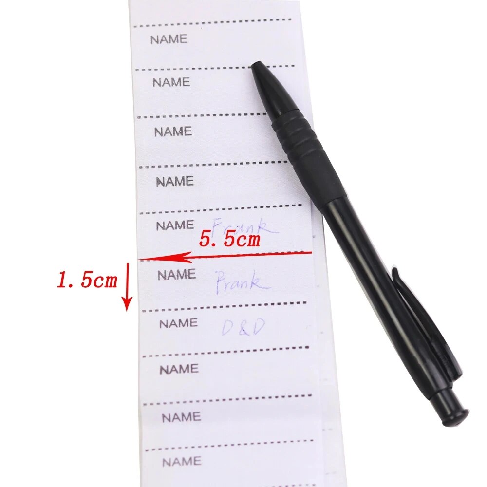 200pcs/pack White Washable Iro - Baby Clothing Labels recension och pris