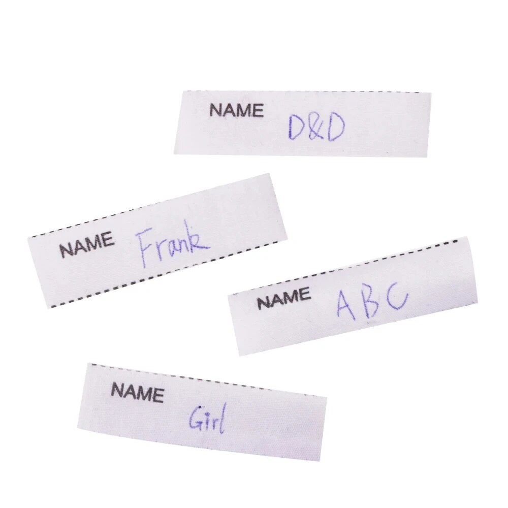 200pcs/pack White Washable Iro - Baby Clothing Labels recension och pris