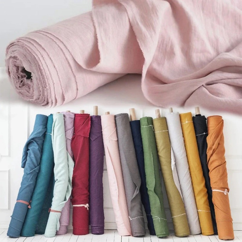 280cmx100cm Pure Linen Fabric  - Baby Clothing Organic recension och pris