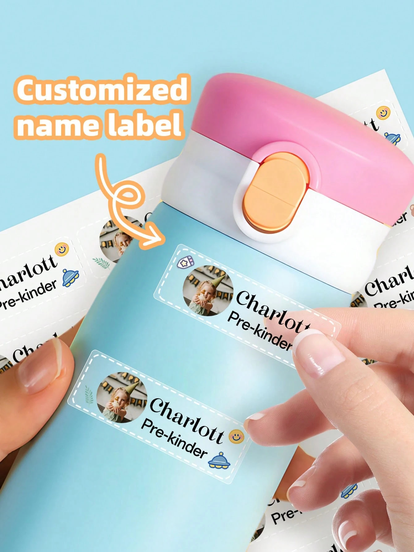 4.5*1.5CM  1~128pcs Custom Tra - Baby Clothing Labels recension och pris