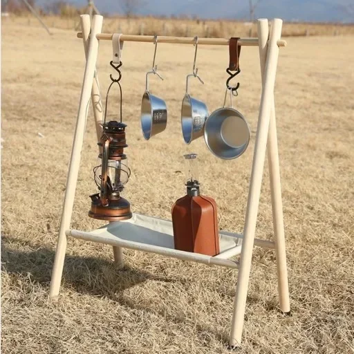 Solid wood portable hook rack  - Baby Clothing Display recension och pris