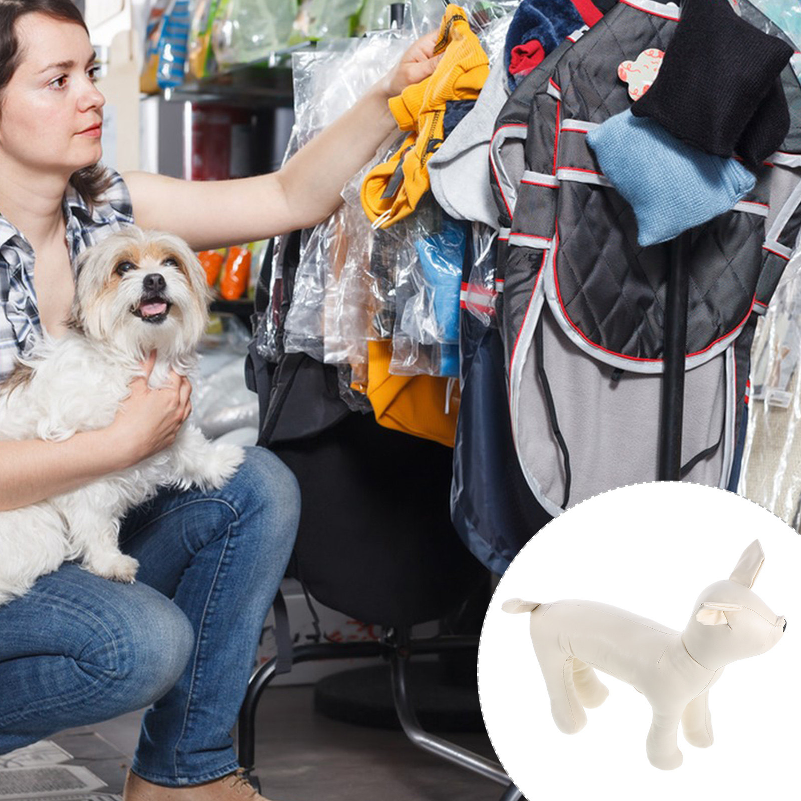 Sturdy Pet Dog Mannequin Reali - Baby Clothing Display recension och pris