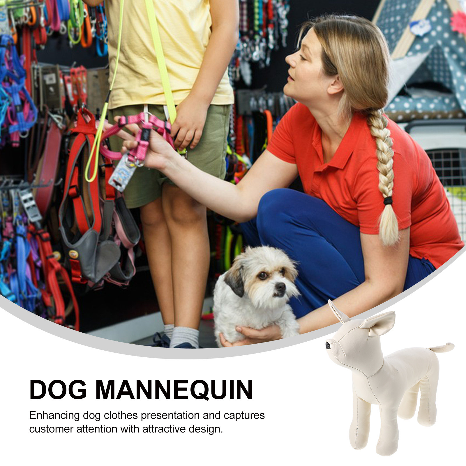 Sturdy Pet Dog Mannequin Reali - Baby Clothing Display recension och pris