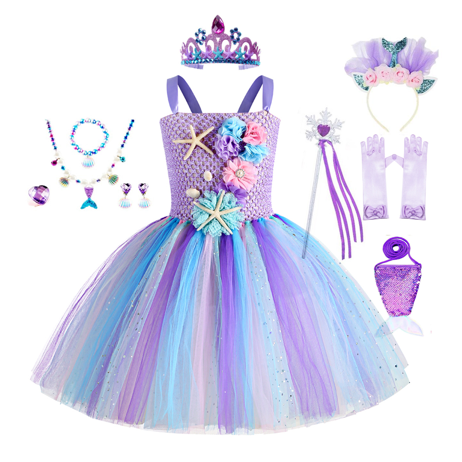 Girls Mermaid Tutu Dress Under - Baby Clothing Europe recension och pris