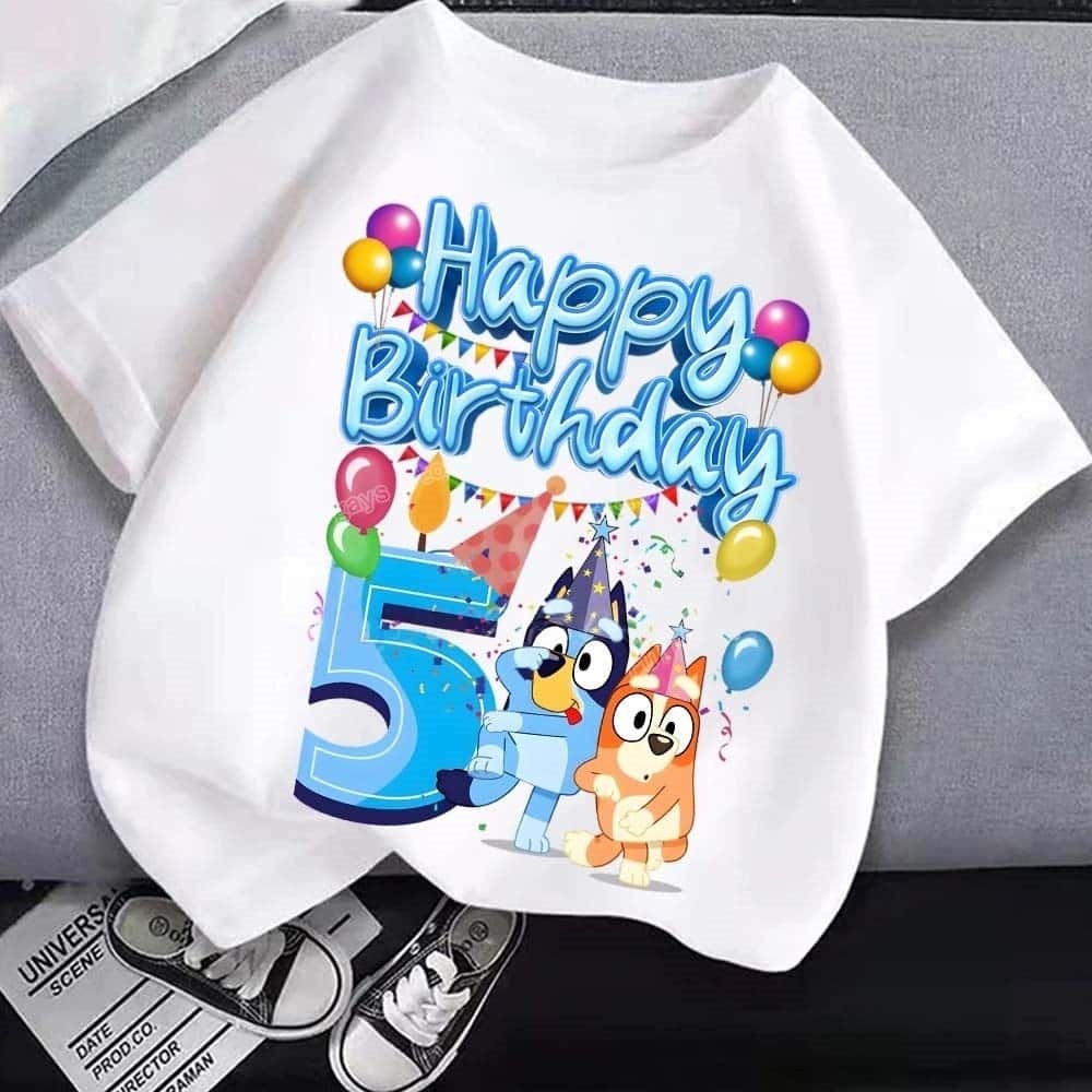 Bluey Baby Birthday T Shirt fo - Baby Clothing Crochet recension och pris