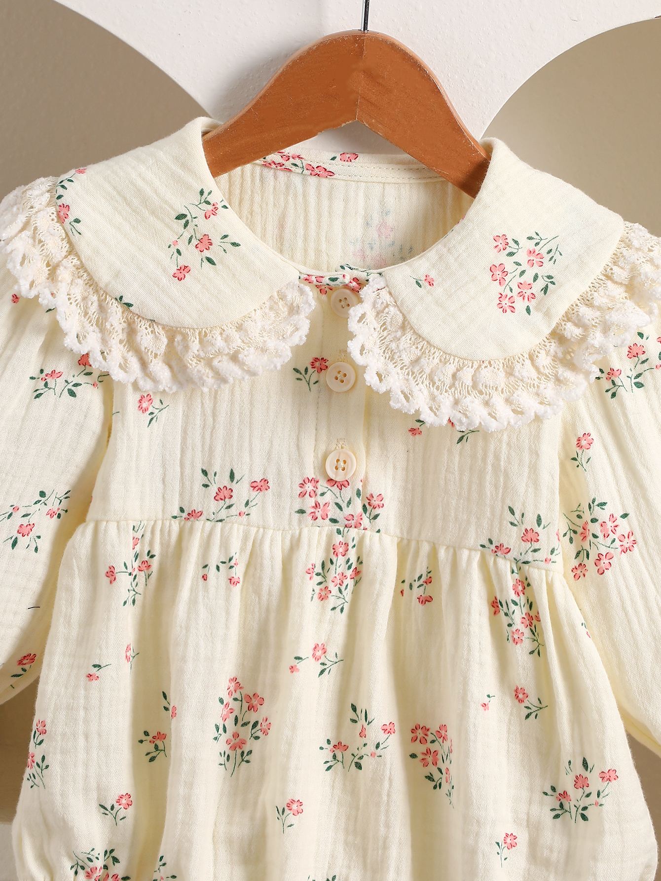 Baby Floral Embroidered Long-S - Baby Clothing Stores recension och pris