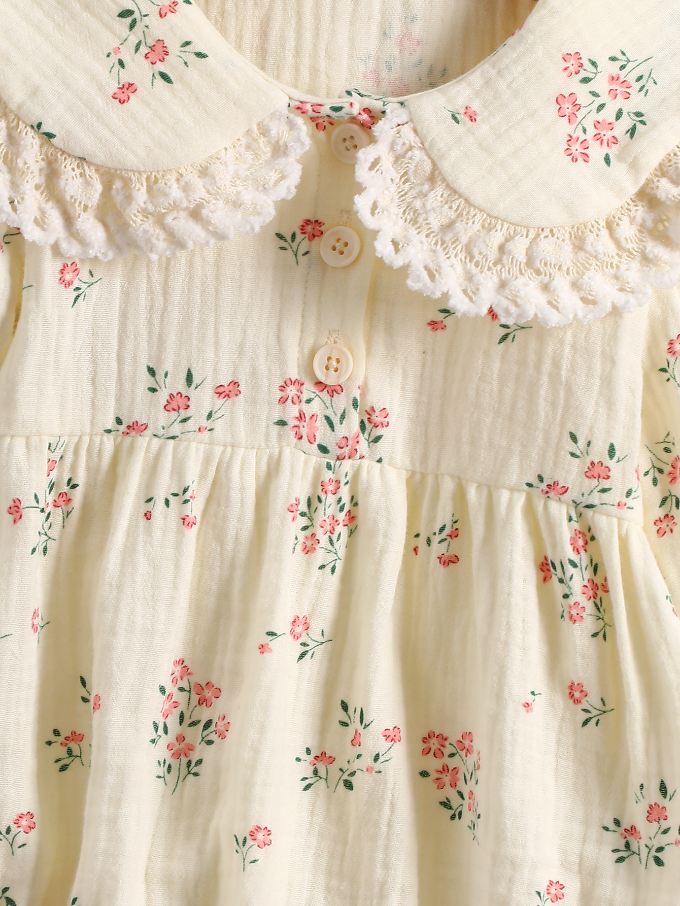 Baby Floral Embroidered Long-S - Baby Clothing Stores recension och pris