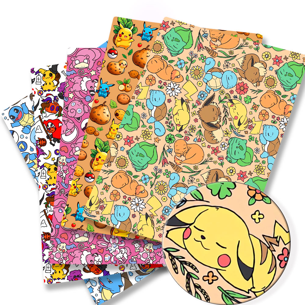 Pokemon Cartoon Fabric140*50cm - Baby Clothing 1 Year Old recension och pris