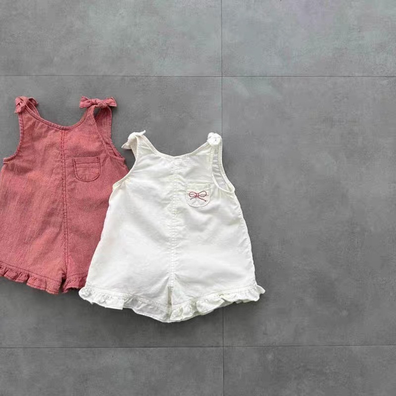 HY2831 Girls Summer Romper wit - Baby Clothing 1 Year Old recension och pris