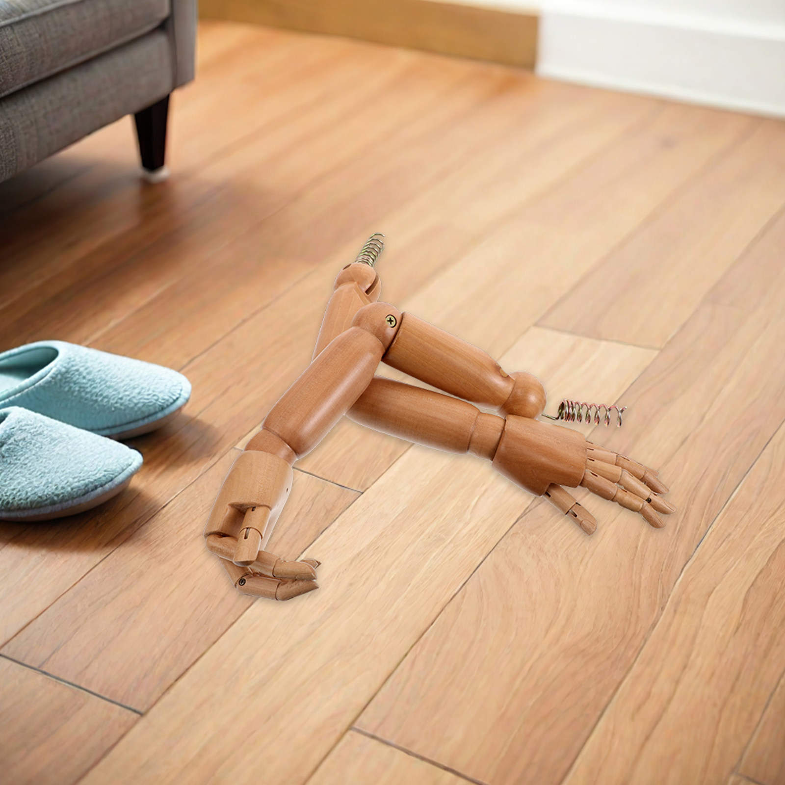 1Pair Bionic Wooden Mannequin  - Baby Clothing Display recension och pris