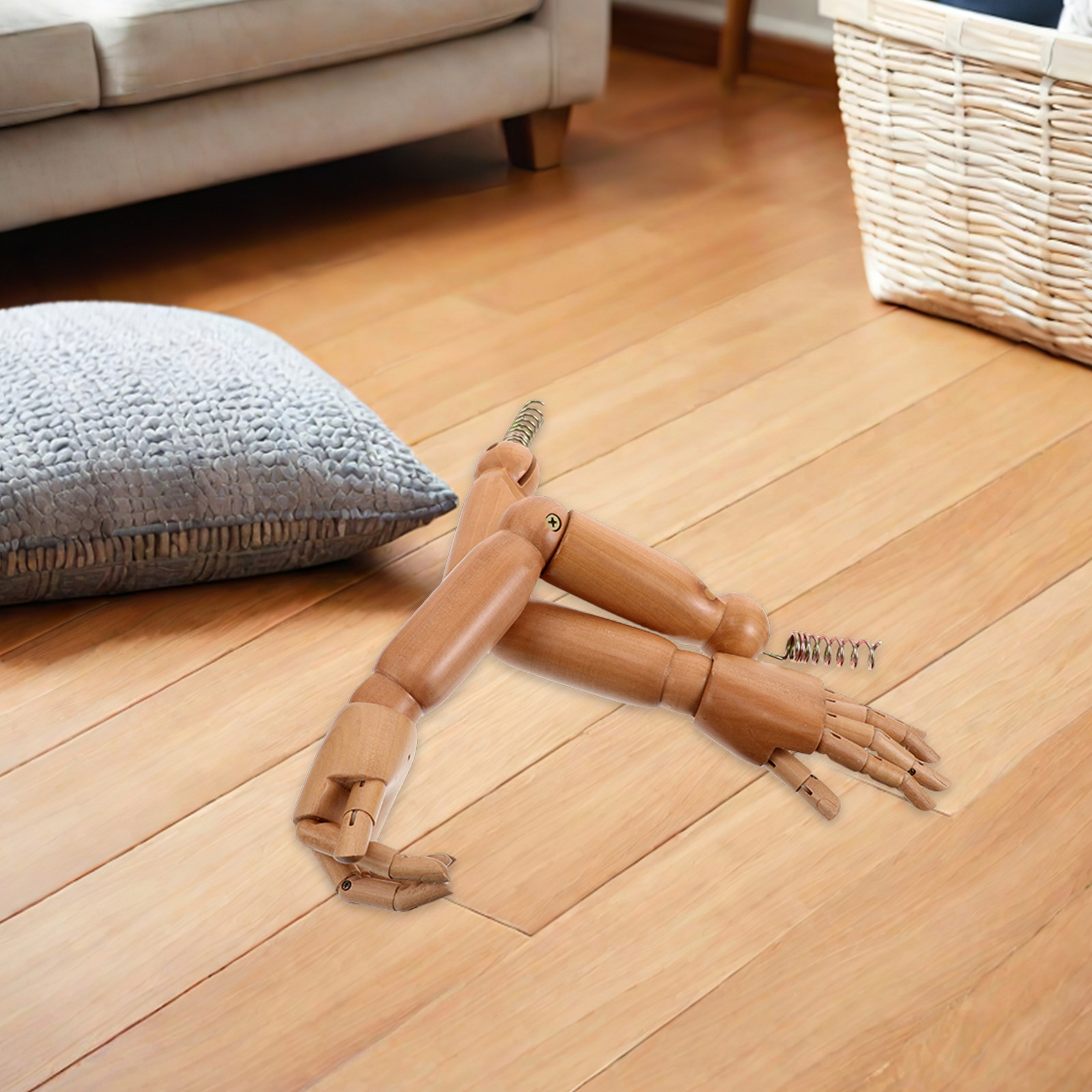 1Pair Bionic Wooden Mannequin  - Baby Clothing Display recension och pris