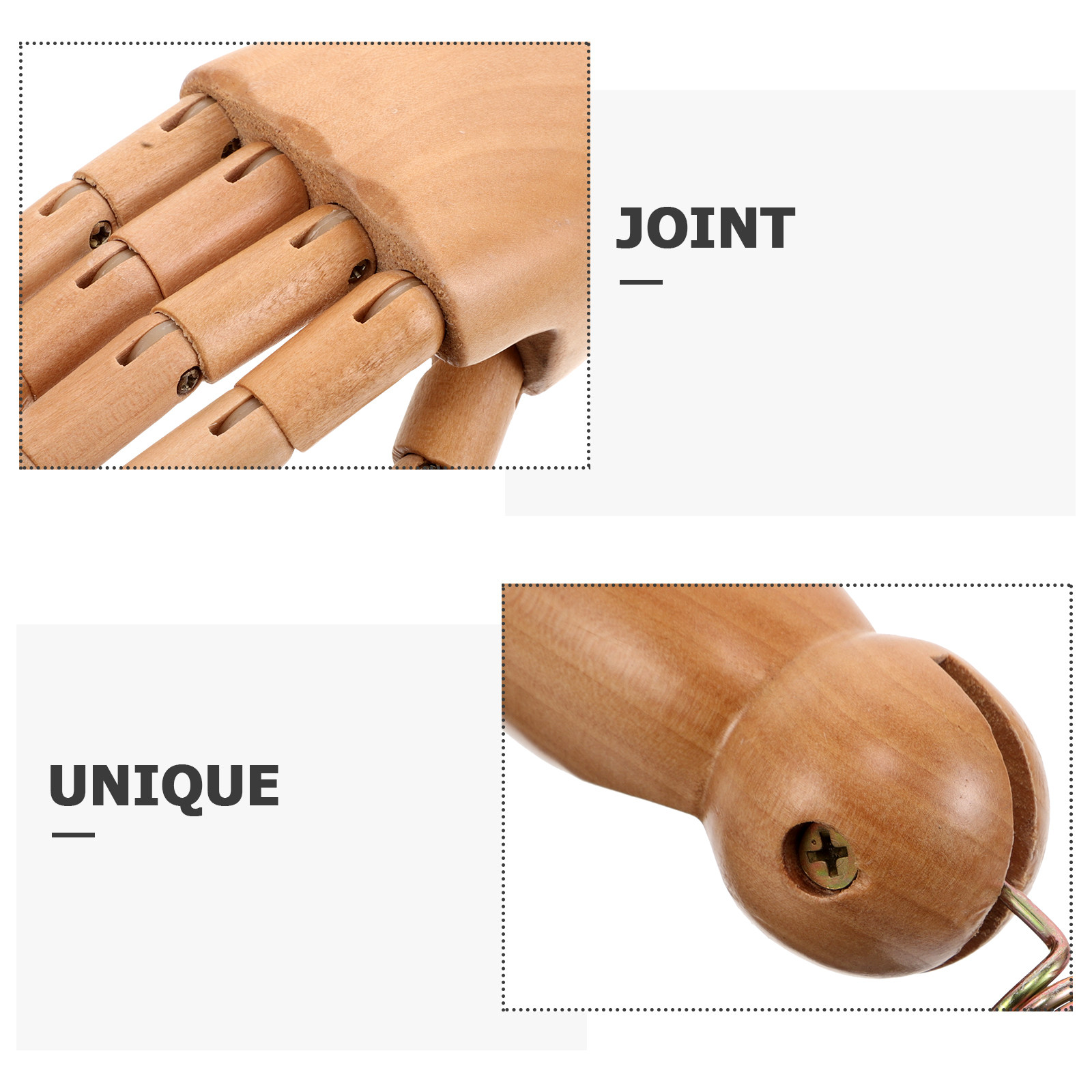 1Pair Bionic Wooden Mannequin  - Baby Clothing Display recension och pris